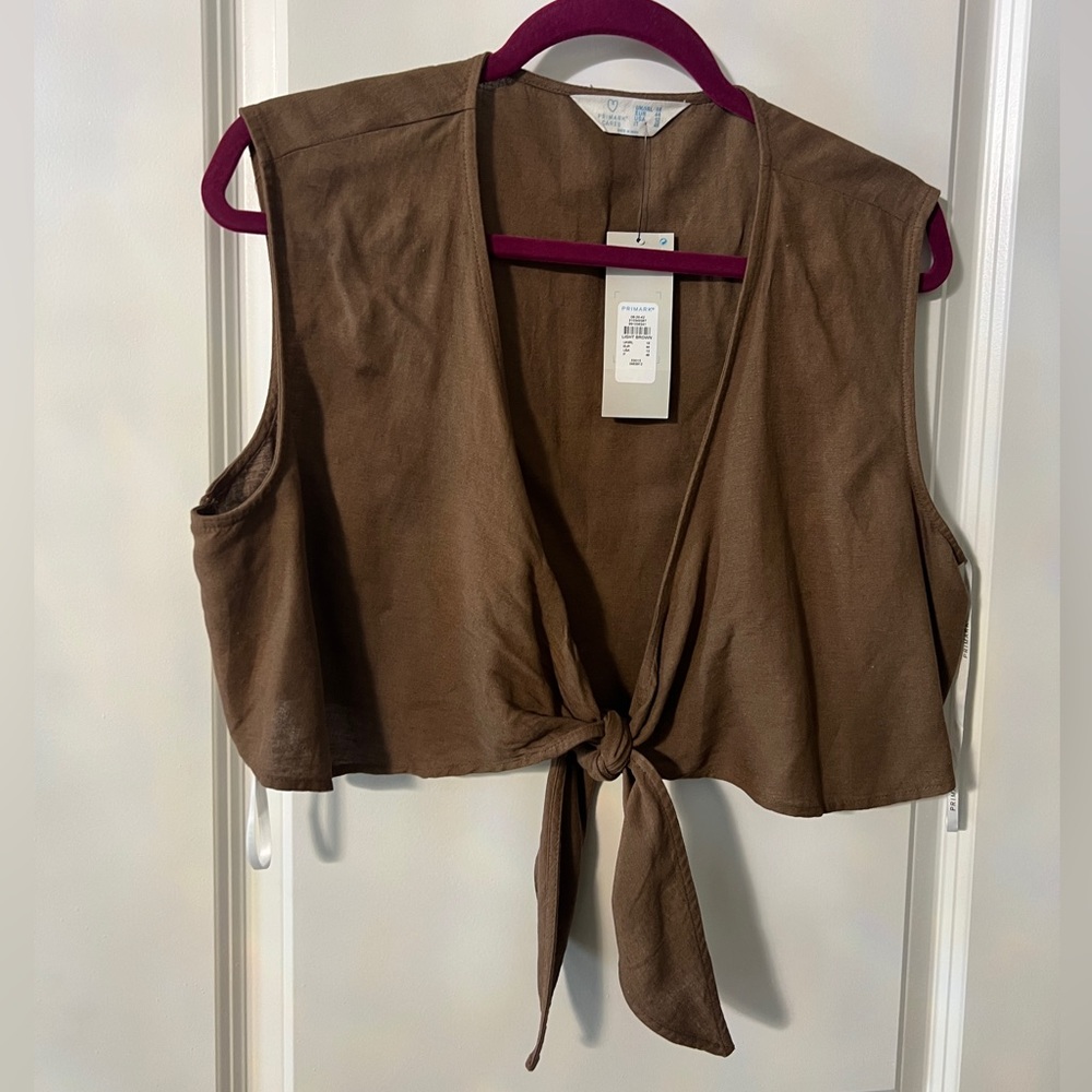 Tie Front Crop Top